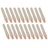 20PCS Non-Stick Coating Welding Tips Welding Torch Accessory For 15AK 45*1.2mm Suitable For Professional Welding Personnel