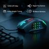 Redragon M908 Impact RGB LED MMO Gaming 12 Side Optical Wired Ergonomic Gamer Up to High 20 Programmable Macro with Comfort Grip Mouse, Buttons,