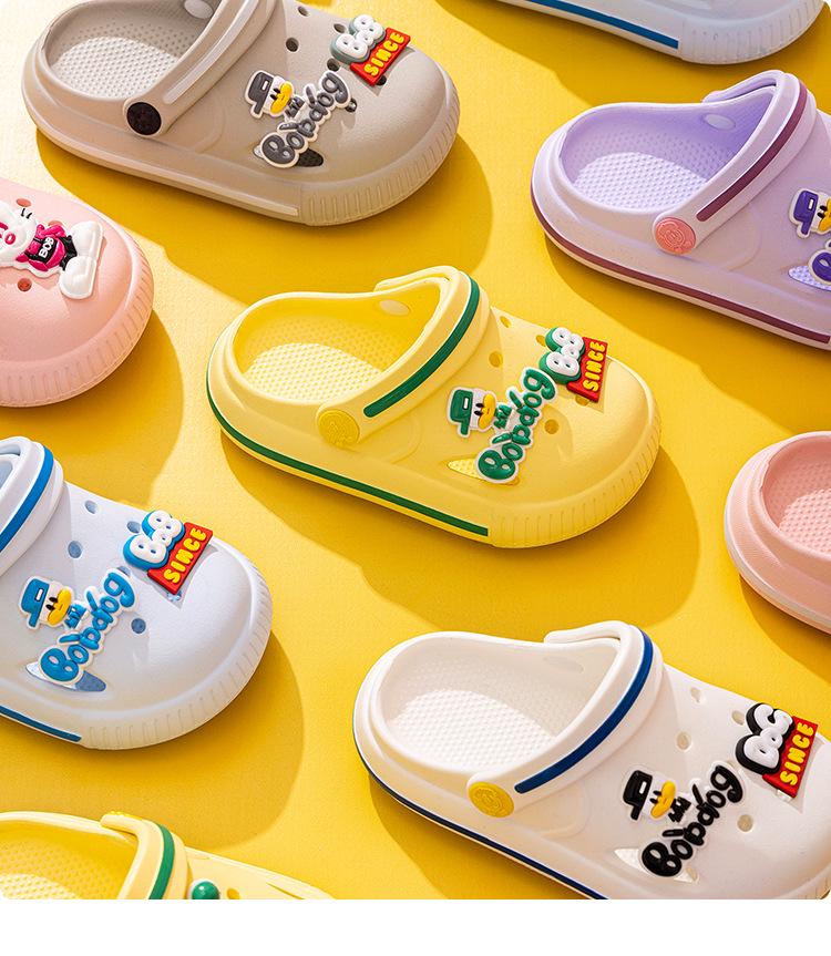 Babudou Ultra-light Toddler Slippers: Cute, Anti-collision, Odor-proof, Non-slip Cartoon Design