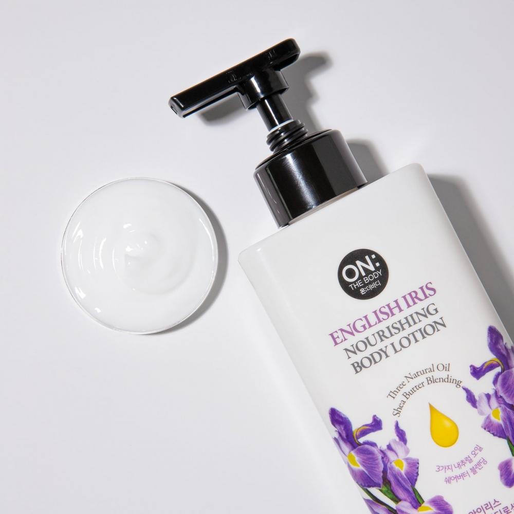 ON THE BODY Loțiune de corp Flower Iris 400ml