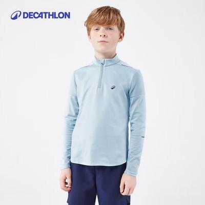 Decathlon Kids' Youth Long-Sleeve 1/2 Zip Warm Tennis T-Shirt