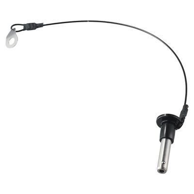 Broches de verrouillage à bille en acier inoxydable faciles à transporter Diamètre 6/8/10 mm Multi-tailles Verrouillage par bouton-poussoir avec fil de 25 cm