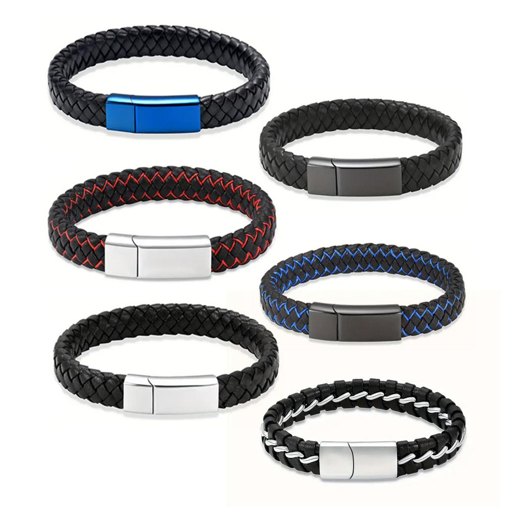 Adjustable Cremation Bracelet for Ashes 2PCS Memorial Keepsake Braided Urn Bracelet Memory Jewelry For Men And Women