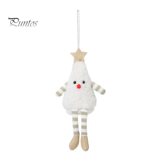 Holiday Gift Box Fillers Fluffy Christmas Hanging Ornaments, Small Wreath/Tree Plush Doll Pendant, Winter Xmas Toys for Windows Tree Decoration