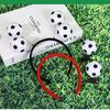 Hot Sale 1/2Pcs Girls Fashion Hair Styling Tool Football Headband Soccer Hairband Nonslip Sports Accessory For Women