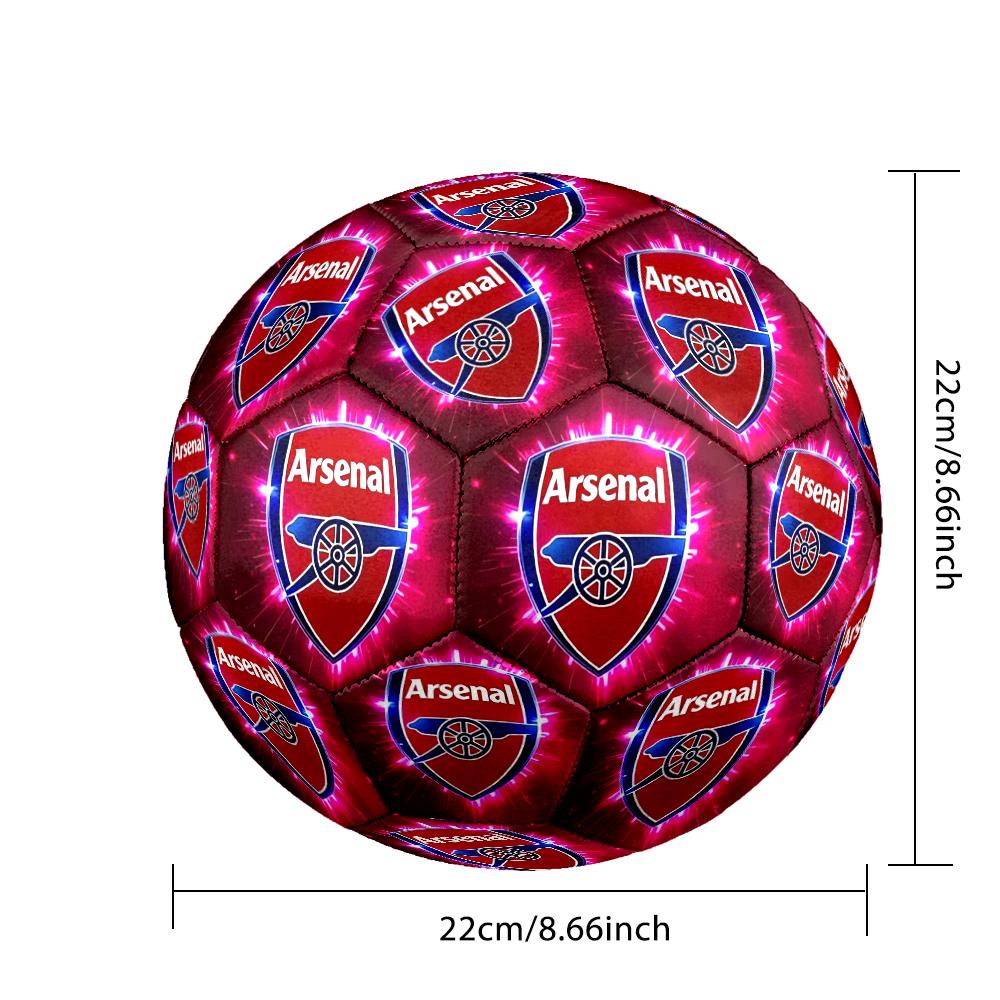 1pc Football Club Size 5 Soccer Ball, Standard Sport Football Firm Stitching for Training And Match, Gentle On the Feet, Durable and Unique