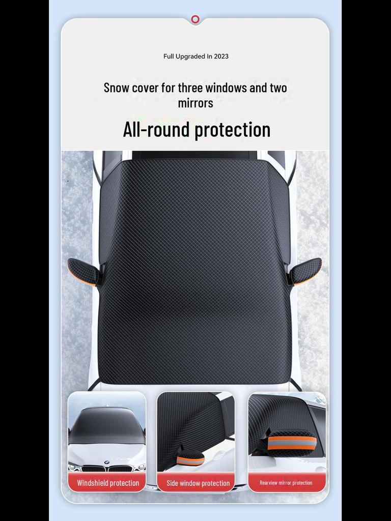 Magnetic Thickened Windshield Sunshade & Snow Cover