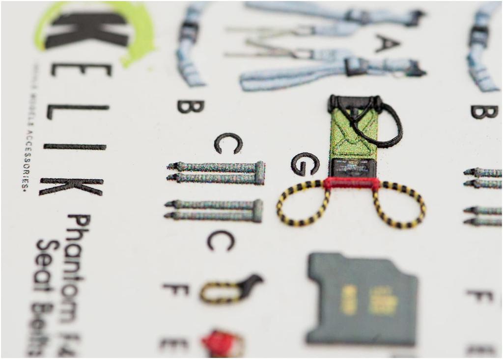 Reskit 1/72 McDonnell Aircraft F-4C Phantom II Interior 3D Decal (for Fine Molds) Plastic Model Decal RSKK72007