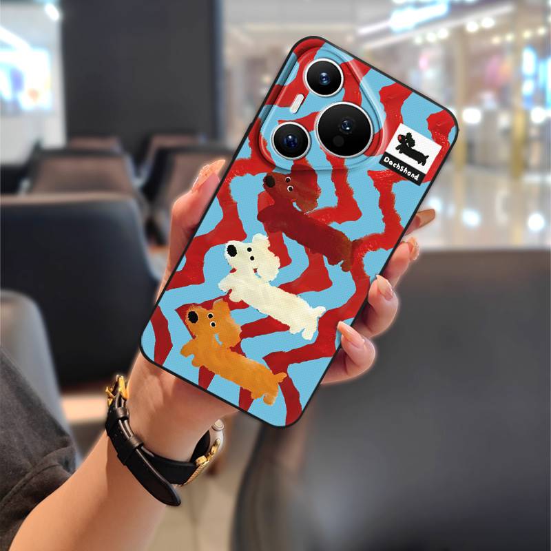 Silicone Soft case Phone Case For Huawei P70 Pro/Pura 70 Pro+ Protective Anti-knock Dirt-resistant Full wrap Cartoon TPU
