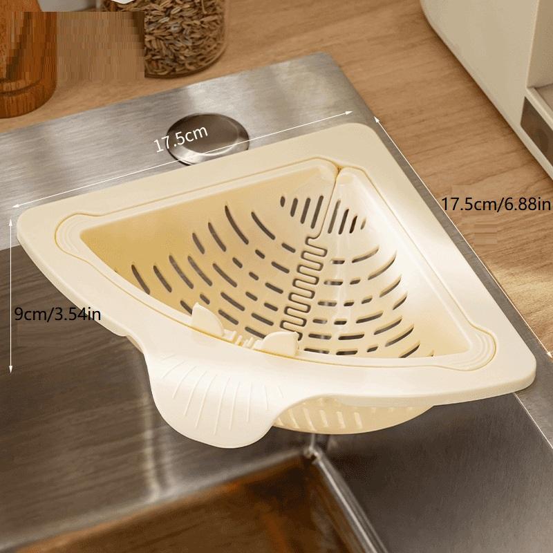 Rohový odkapávač dřezu Magnetický kuchyňský úložný stojan Odkapávací košík na odpadky Potravinový odpad Zbytky