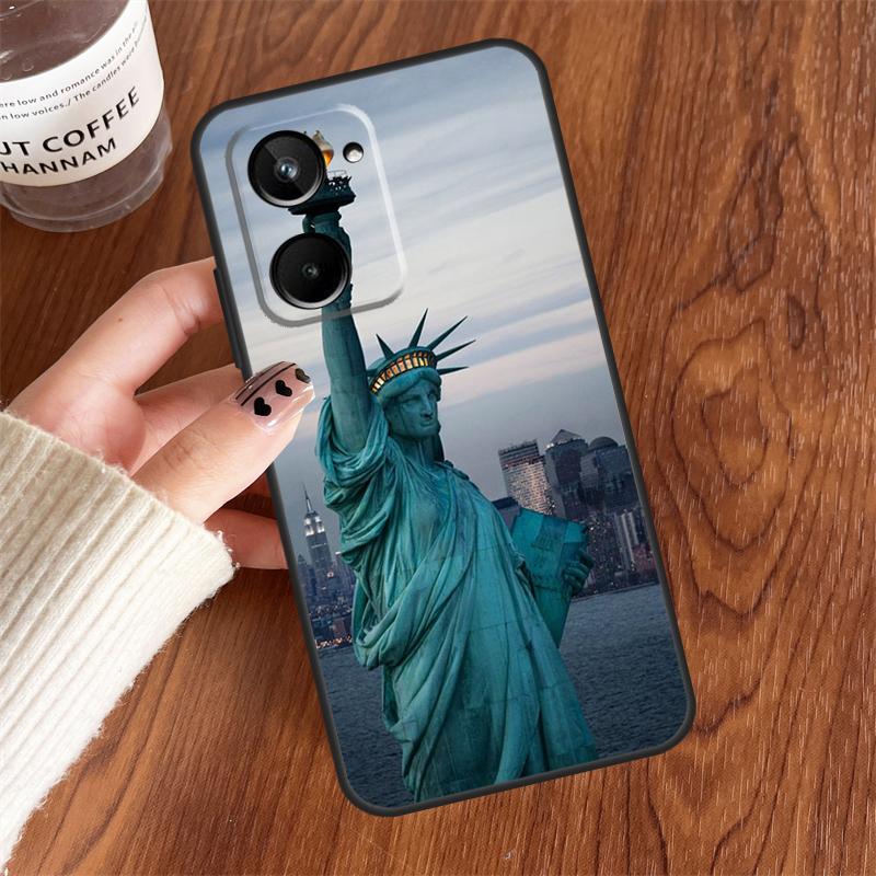 

Нью-Йорк Для Realme 15 Pro GT7 GT6 10 11 12 13 14 Pro Plus C75 C71 C65 C63 C61 C53 C67 C35 C55 Чехол Realme C21Y C25Y