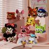 Süßer Mini auf der Vorderseite liegend Disney Mickey Bausteine Batman Kleiner Panda Stein 3D Süße Kuromi Sanrio Modell Spielzeug Für Kinder Geschenk