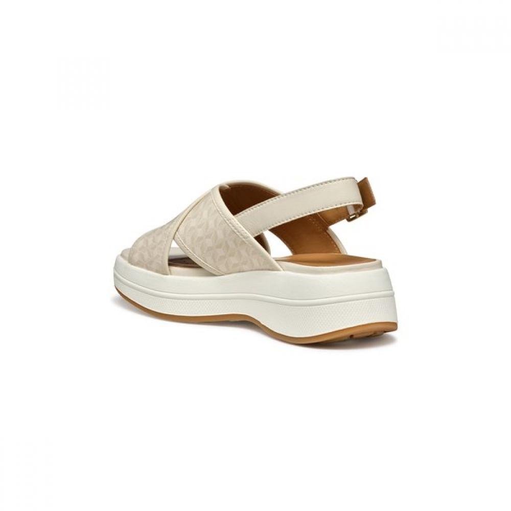 Geox Women S Comfort Double outSole Daily Sandal Ivory Ecub 3 S 8gx0vb5m9d