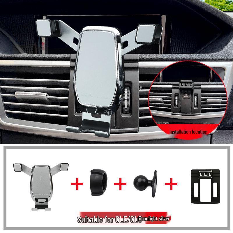 Phone Holder with Wireless Charging for 10-13 Beijing Benz E-Class Navigation