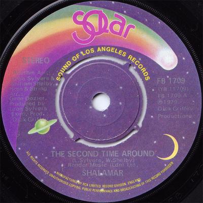 7inch Record SHALAMAR - The Second Time Around FB1709 Solar 1979 UK Soul/Funk Used