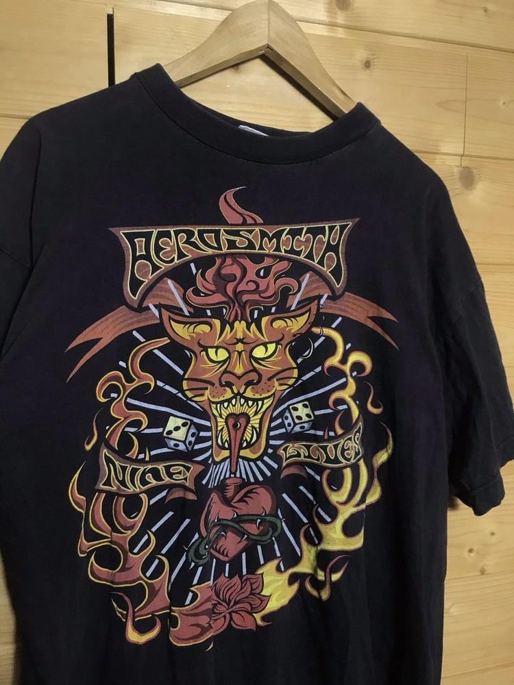 

90’s Aerosmith Band Tour Black Short Sleeve Unisex Tshirt Reprint KH9575 Unisex T-Shirt M