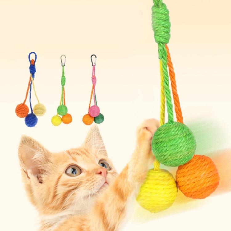 Cats Sisal Rope Natural Sisal Sphere for Mental Stimulation and Physical Activity