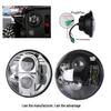 7-Inch 80W High/Low Beam LED Motorcycle Headlight with Daytime Running Light for Harley