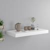 Day and Night - Day and Night White MDF Floating Wall Shelf 50x23x3.8 Cm