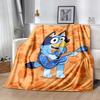 Bluey's Adventure Blanket Ultra-Soft Suitable for Office Bedding Couch Four Seasons Multipurpose Playful Design Perfect Gift for Relatives and Friends