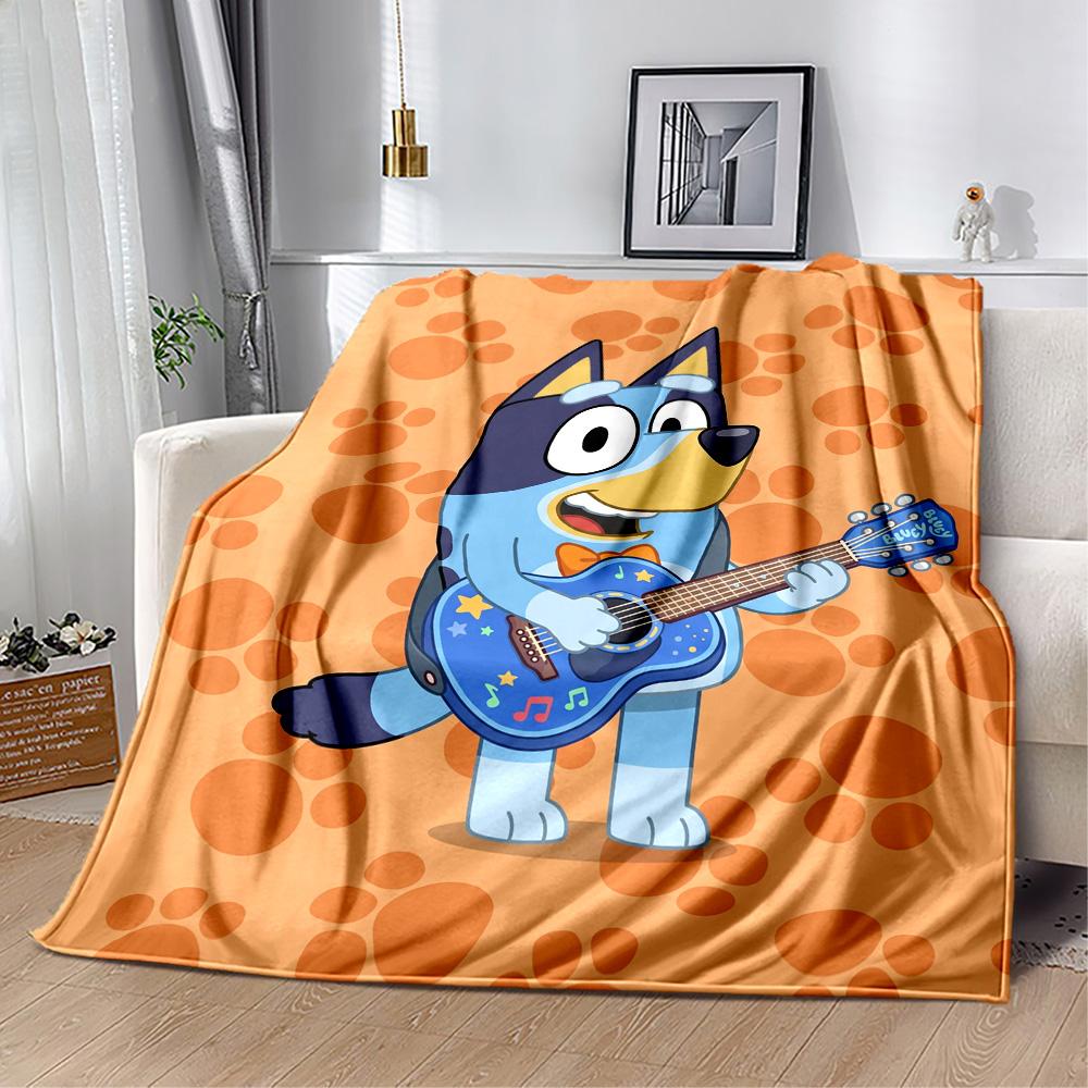 Bluey's Adventure Blanket Ultra-Soft Suitable for Office Bedding Couch Four Seasons Multipurpose Playful Design Perfect Gift for Relatives and Friends