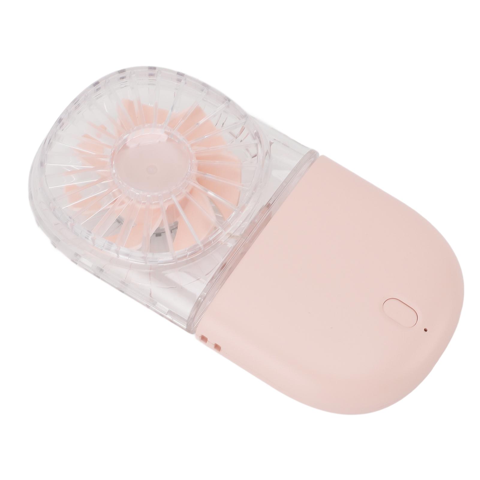 Foldable Handheld Fan 5 Wind Speed Low Noise Multifunctional Portable Handheld Fan for Travel Camping Outdoor