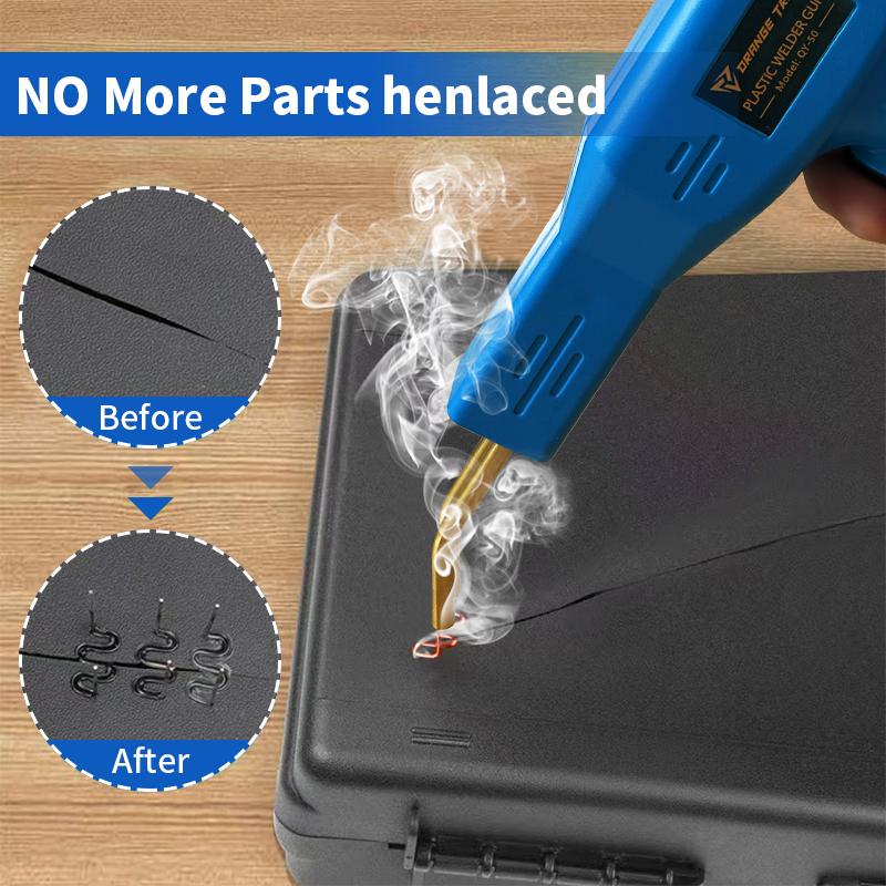 Plastic Welder Welding Machine Car Bumper Soldering Gun 4 Types Staples for Bumper/Kayak/Plastic Product Repairs