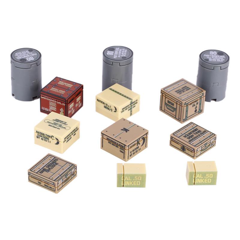 Toys Model Military Accessories Model WW2 Building Blocks Battlefield Blockhouse Sentry Tower Command Post Bunker Gift