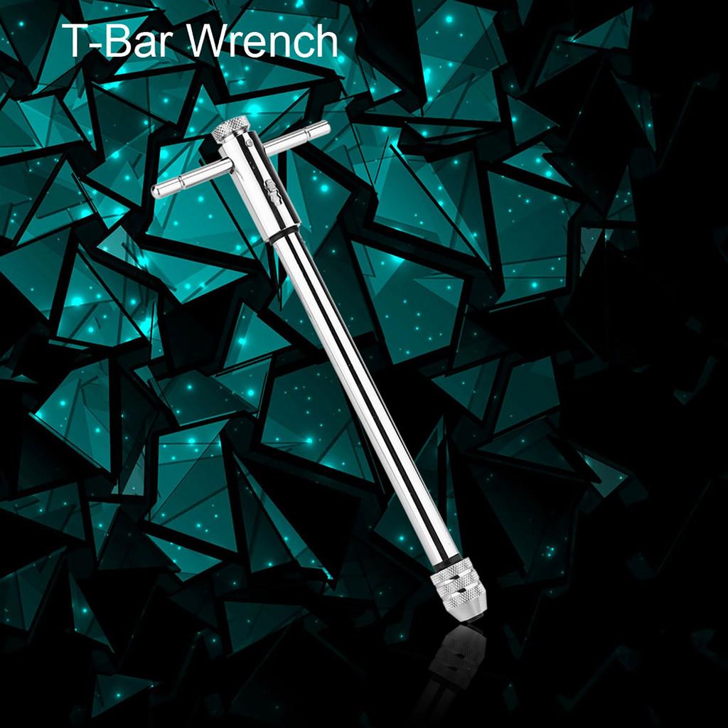 Adjustable T Bar Handle Ratchet Tap Wrench M3 M8 & M5 M12 For Tap & Die Set