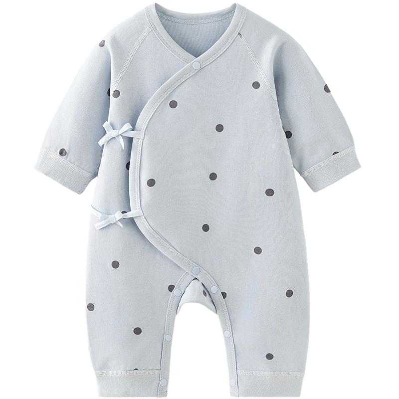 TONGTAI Baby Pure Cotton Butterfly Jumpsuit 52cm