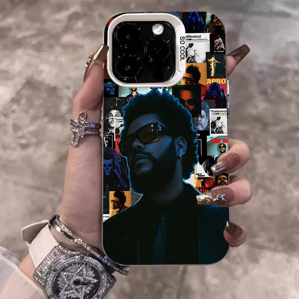 

Popular Hip Hop Rapper The Weeknd Phone Case For IPhone 16 15 14 13 12 11 Pro Max 17 Plus Colorful Cover iPhone 12pro max