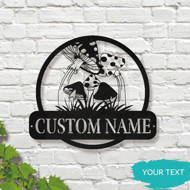 

Personalized Iron Sunflower Wall Sign, Rustic Metal Art for Garden Yard Home Decor