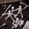 Glow in Dark Dancing Skeleton Aquarium Bubbler Water Wiggling Skeleton Decor  Fish Landscaping