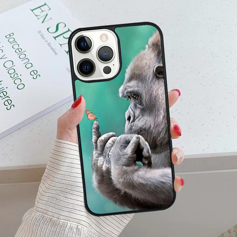 Orangutan Monkey Primates Animal Phone Case cover For iPhone 17 Air 15 16 16e 14 13 12 11 Pro Max Coque For Apple PLUS fundas