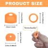 60 Pieces Key Color Covers Plastic Key Color Identifiers 3 Styles 10 Assorted Colors Key Toppers for House Keys Organization Key Identifier Rings
