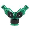 Female Thread Water Splitter Pipe Fitting Valved Splitter Y-Shaped Quick Connector  Garden