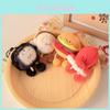 Adorable Food Series Plushie With Pullable Hamburger Roujiamo Stuffed Toy For Birthdays