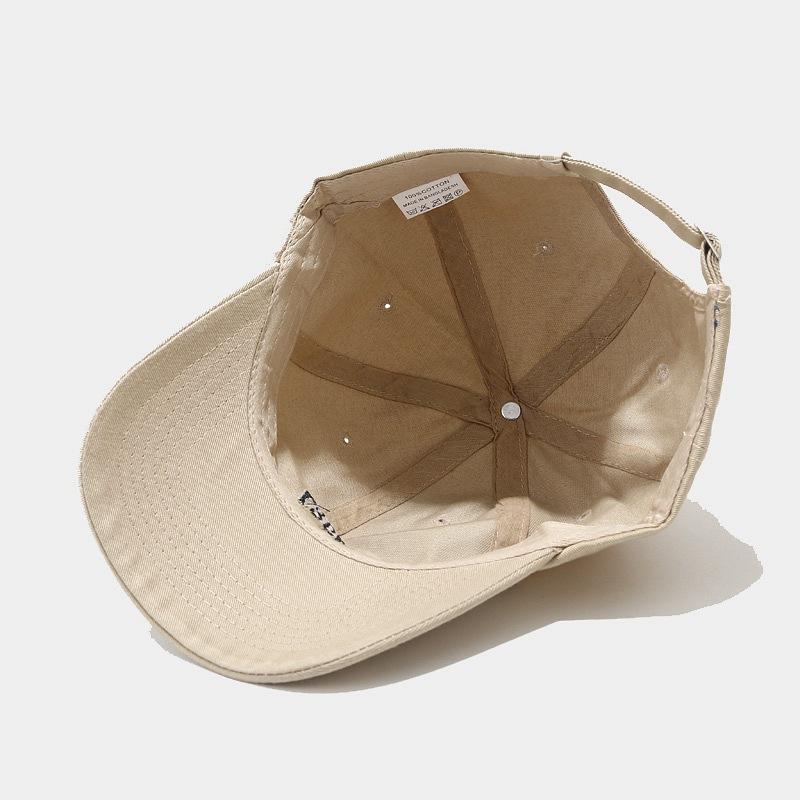 Ins Baseball Cap Women's Autumn Fashion Soft Top Curved Brim Hat Embroidery Cap Men's Casual Hat Tide