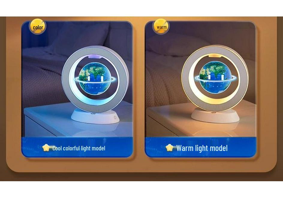 Deepseek AI Smart Levitation Globe: Soy Bean Magnetic, Talking, Suspended AR Ornament.