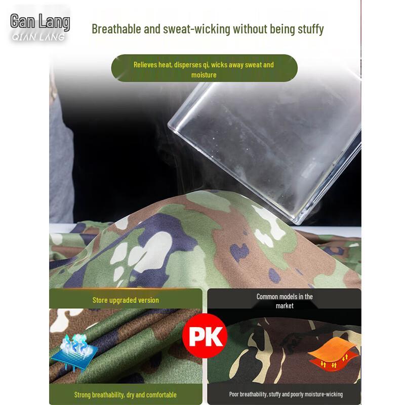 Kids' Camouflage Outdoor Training Uniform Set