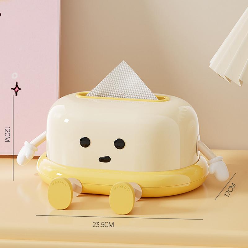 Tissue Box Living Room Premium Sense Home Kitchen Bathroom Paper Box Large Capacity Spring Lift