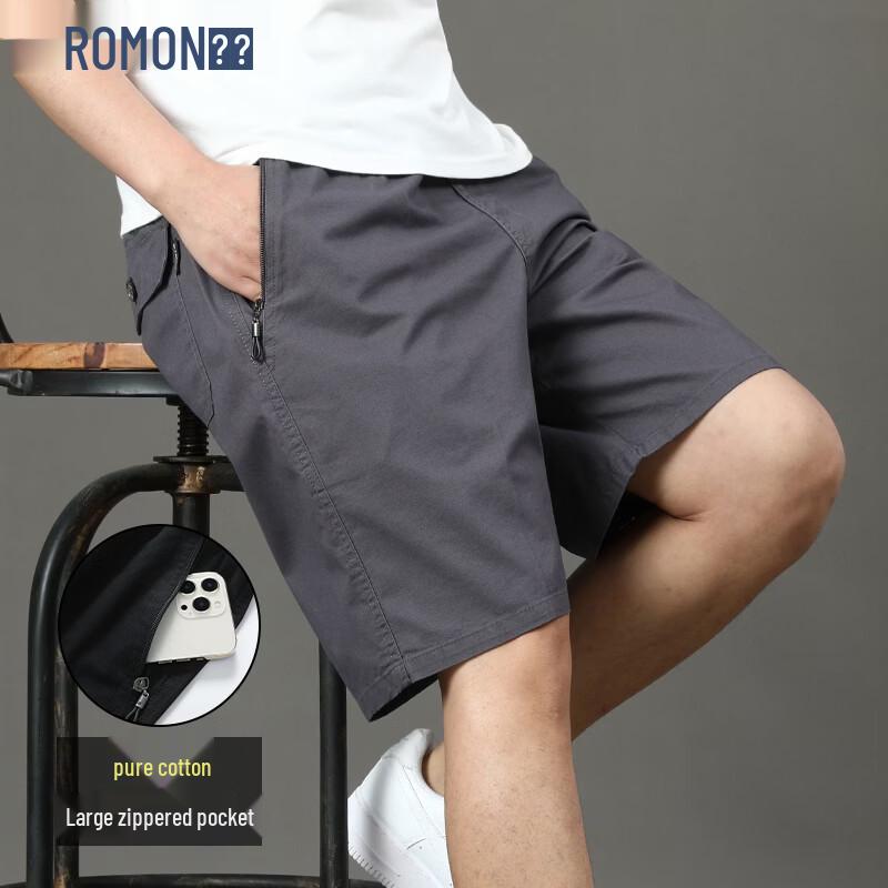 ROMON Men s Loose Fit Summer Cargo Shorts 3XL