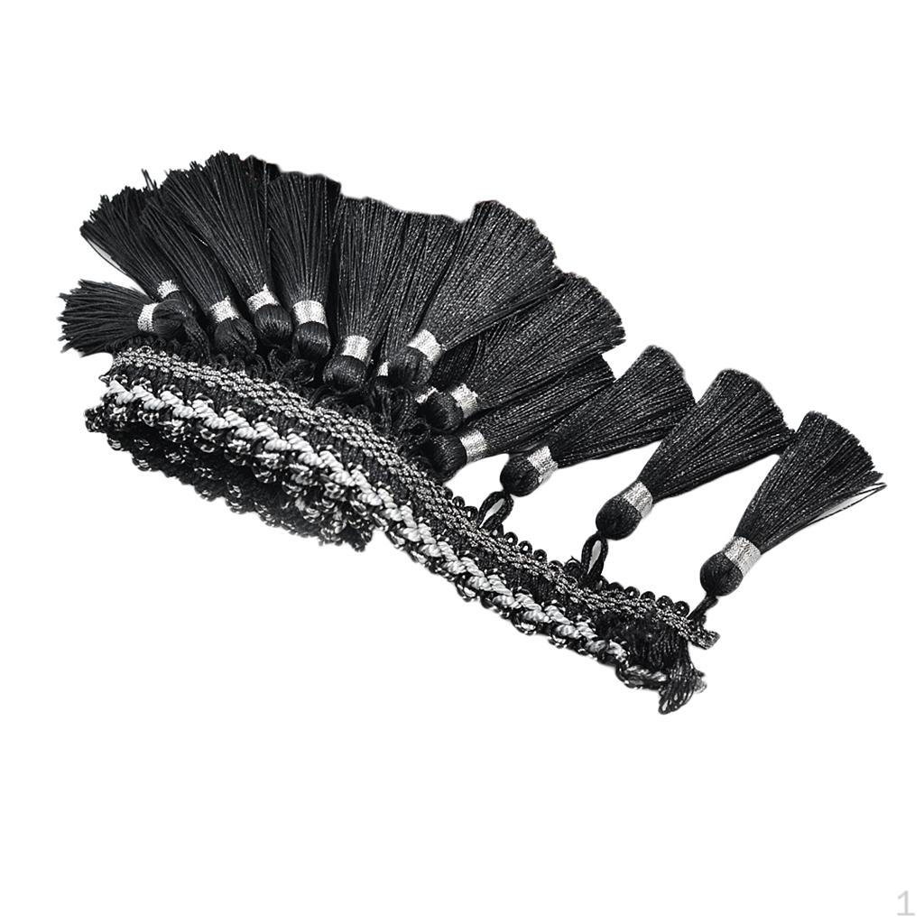 

1 ярд Швейная лента с кисточками и бахромой аксессуары для украшения дома Coffee+Green