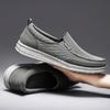 Fashion 2024 New Spring Summer Light Canvas Shoes Men Breathable Men Shoes Loafers Soft Comfortable Outdoor Flat Lazy Shoes for Male