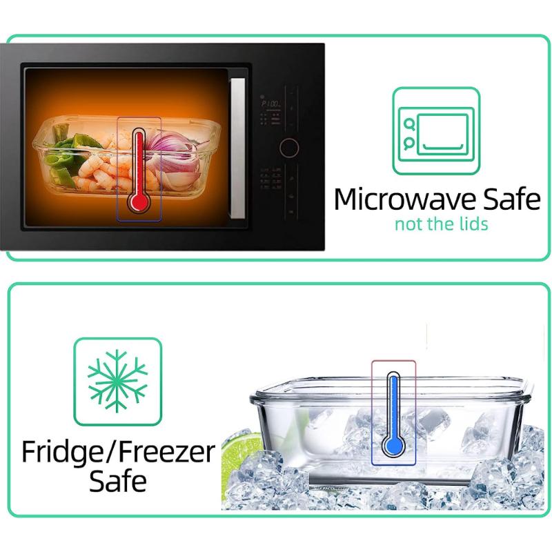 1 Piece Food Grade Storage Box with Lid Freezer Seal Box, Nut and Fruit Food Jar for Kitchen Storage Accessories