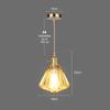 Glass Pendant Light Nordic Pendant Lamp Copper Lamp Brass Creative Minimalist E27 Transparent Lampshade For Restaurant Light