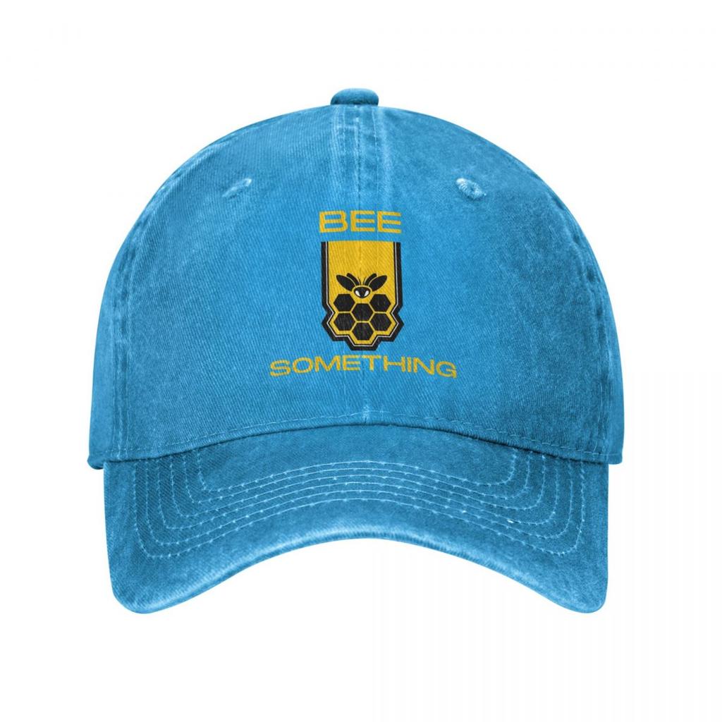 Bee Something Baseball Cap Vintage Distressed Denim Washed happy wild animal Sun Cap Men Women Outdoor Adjustable Fit Caps Hat