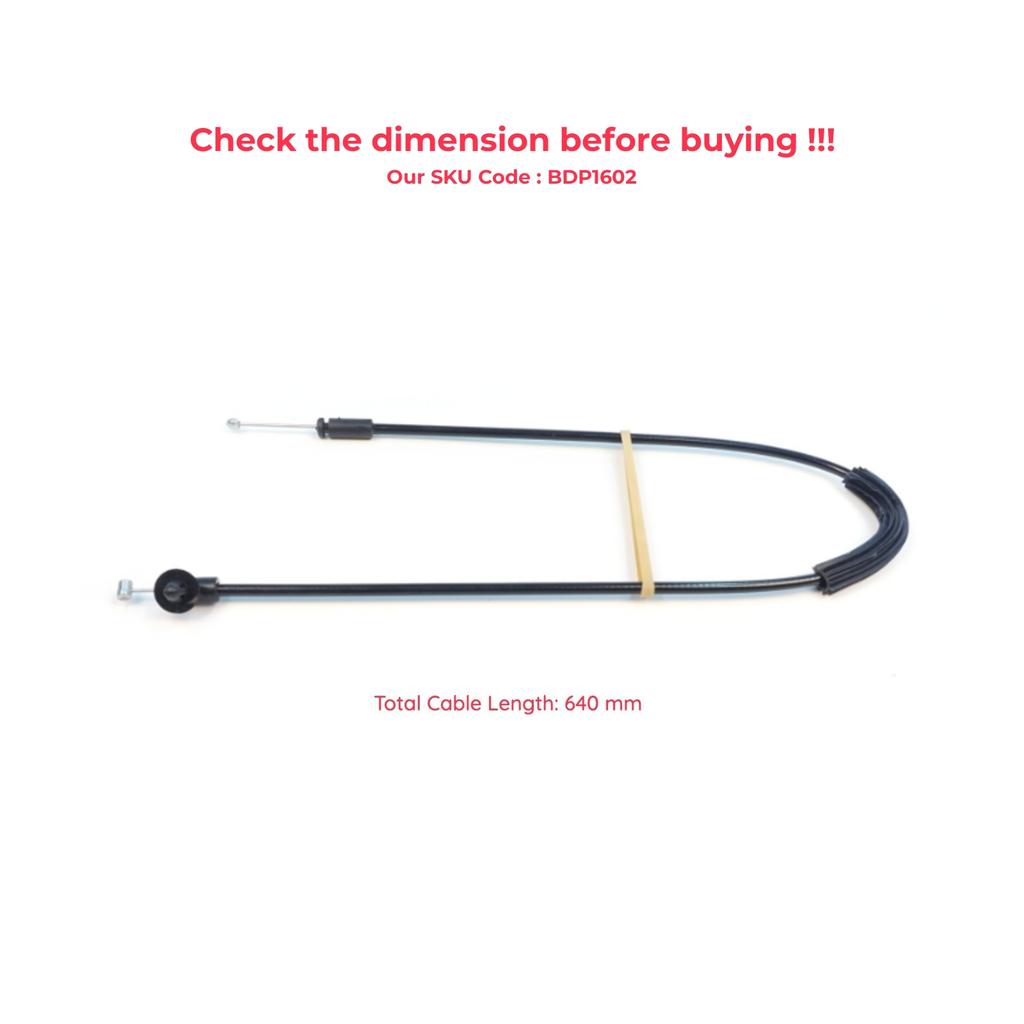 BDP1602 Side Sliding Door Lock Release Cable for Renault Kangoo MK1 KC Express FC Nissan Kubistar X76 8200182961