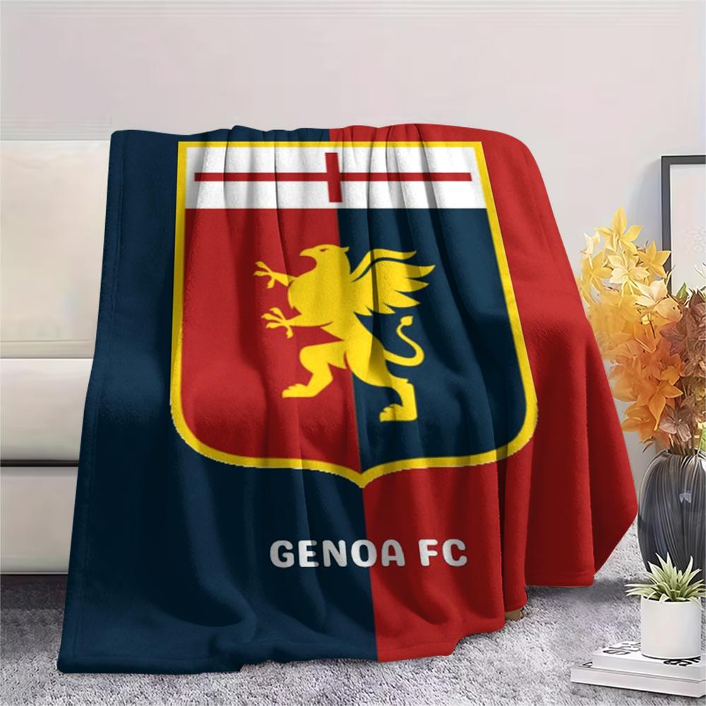 Genoa CFC Print Flannel Blanket, High quality Comfortable for All Seasons, Home Decor, Warmth and Comfort, Perfect for Christmas Gifts28