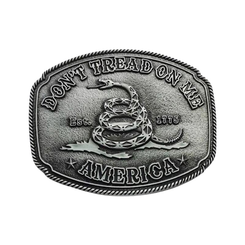 Stylish Snake Belt Buckles Handsome Belt Buckles Unique Embossed Belt Buckles Everyday Wear Accessory